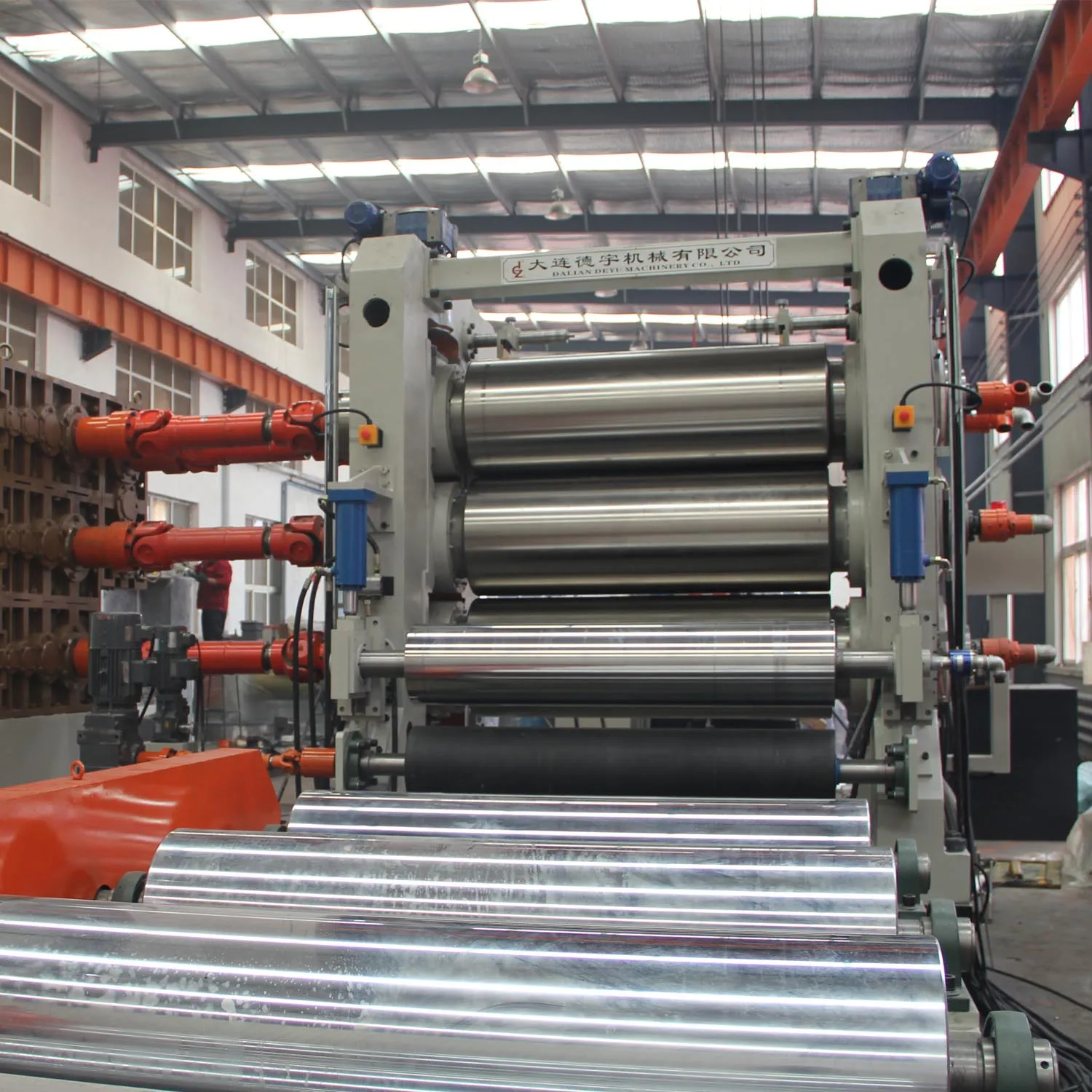 Factory price calendering mill four roll rubber calender XY-4 710 x 2130