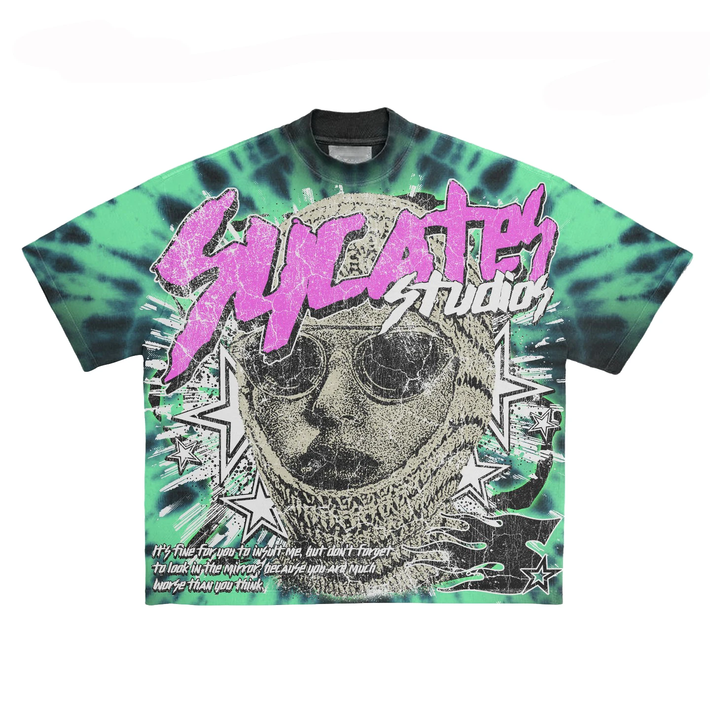 Custom Luxury Print On Demand Graphic Distressed Y2k Printed Boxy 100% Cotton Oversize Clothing T-shirt Men