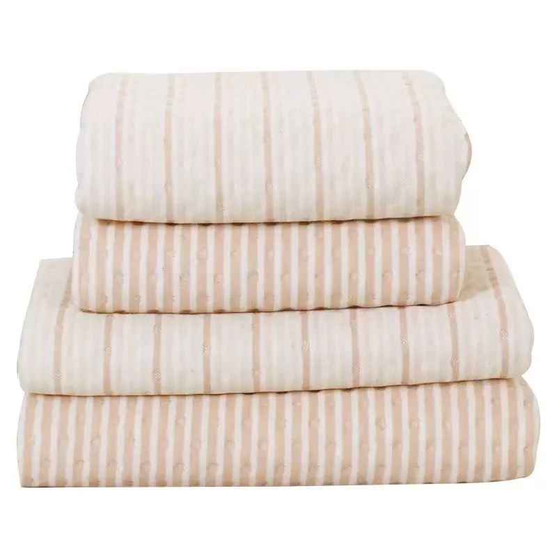 Waterproof Absorbent Organic Colored Cotton Quilted Reversible Baby Washable Diaper Changing Mats Incontinence Bed Pads Liners