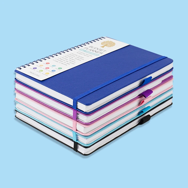 Leather Twin-Wire Binding Academic Year Calendar Planner 2024-2025 Hardcover A5 Weekly & Daily Appointment Diary Book