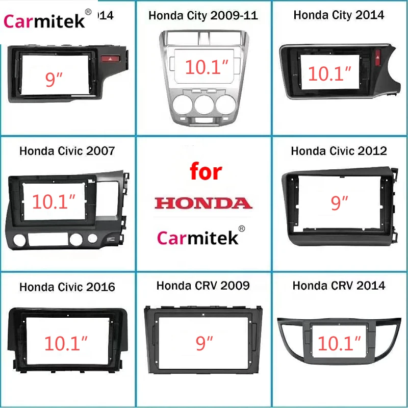 Car DVD Player frame New hot sale Video Panel Stereo Interface Navigator For android car radio Bracket Panel