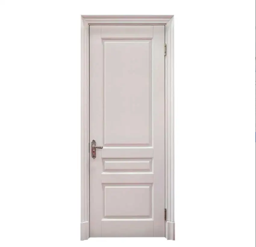 Quality manufacturer supply panel Solid Core White Primer MDF HDF bedroom Interior Door