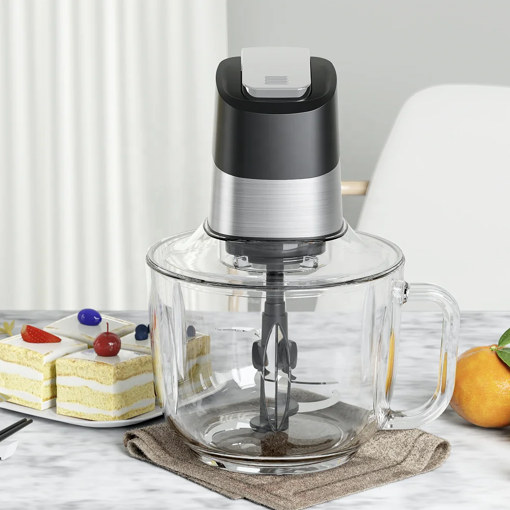 Multi-function Meat Grinder Vegetable Chopper 2 Optional Bowls Powerful 2 Speeds Food Chopper