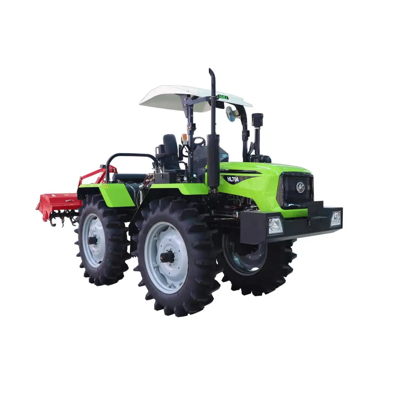2022 China Huili 50Hp 4X4 4Wd Sawah Traktor Compact Cargo Truck Machinery Machine Tractors Small Mini Farm Agricultural Tractor