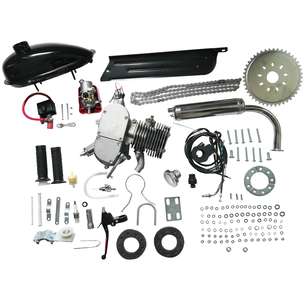 Push bike 48cc 49cc 50cc 60cc 66cc 80cc gas petrol 2 cycle 48cc motor bike engine kit