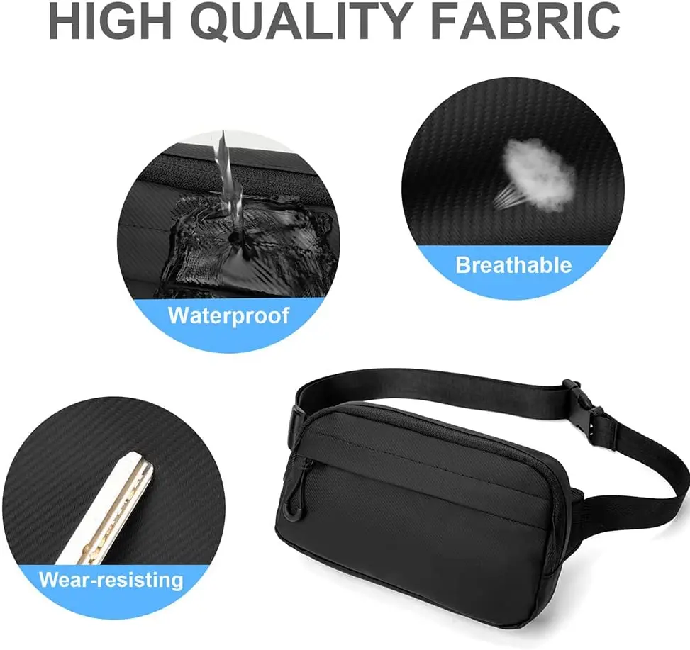 Waterproof Running Travelling Hiking Purse Pouch Sport Fanny Pack Waist Belt Bag Men