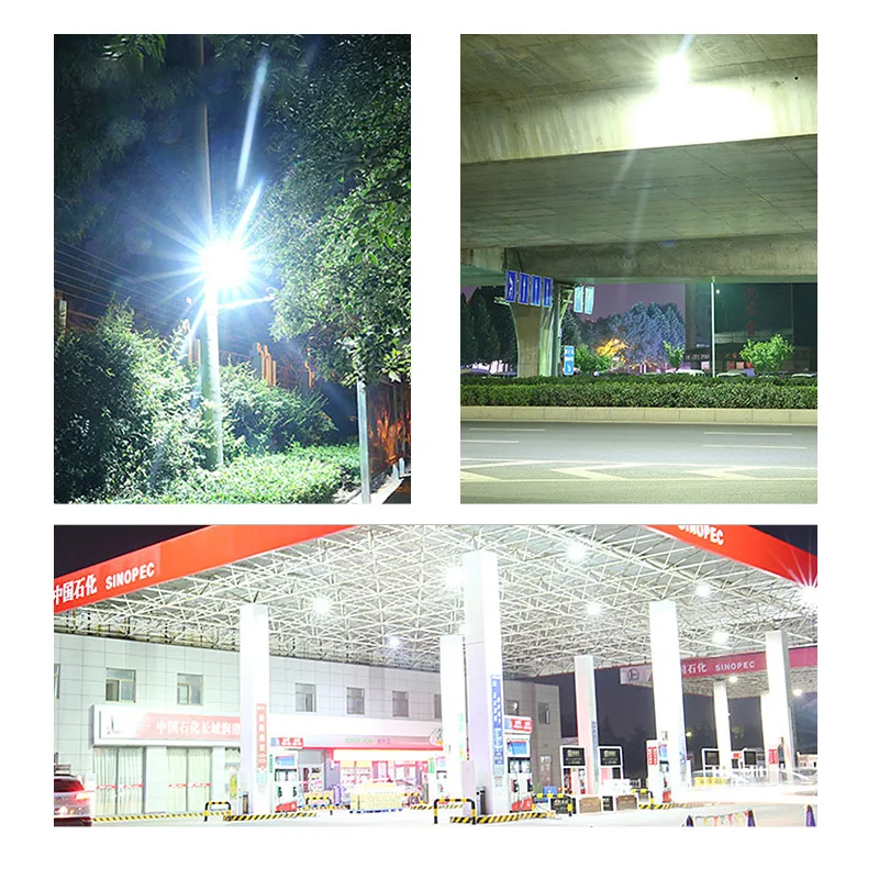 60W solar LED die-cast aluminum alloy noctilucent white light body battery time sensor control garden energy saving