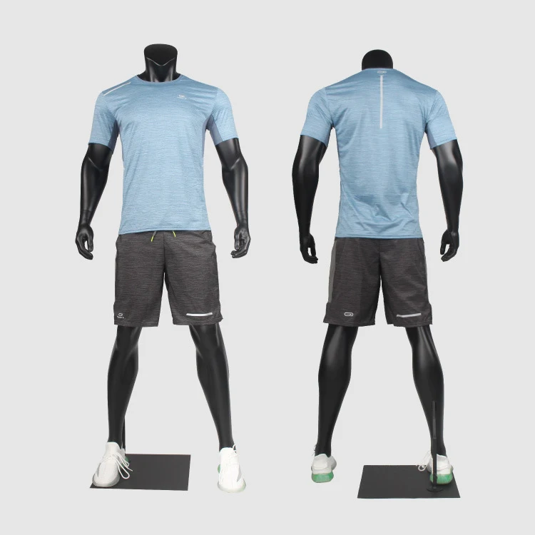 headless sporting muscle manikin male mannequin with hands on back