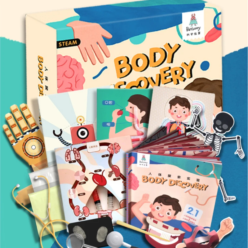 Наборы для научных экспериментов STEM, Игрушки для развития интеллекта, обучающие игрушки для детей