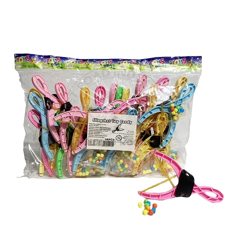 Customization Slingshot Toy Candy for Kids Favourite Manufacturer Wholesale Delicious Candy Toys