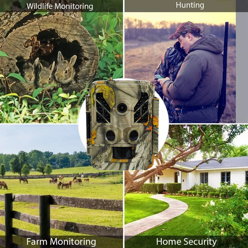 2.4Inch TFT Outdoor Wildlife Hunting Camera Waterproof Trail Camera Night Vision CMOS Sensor SD Memory Card