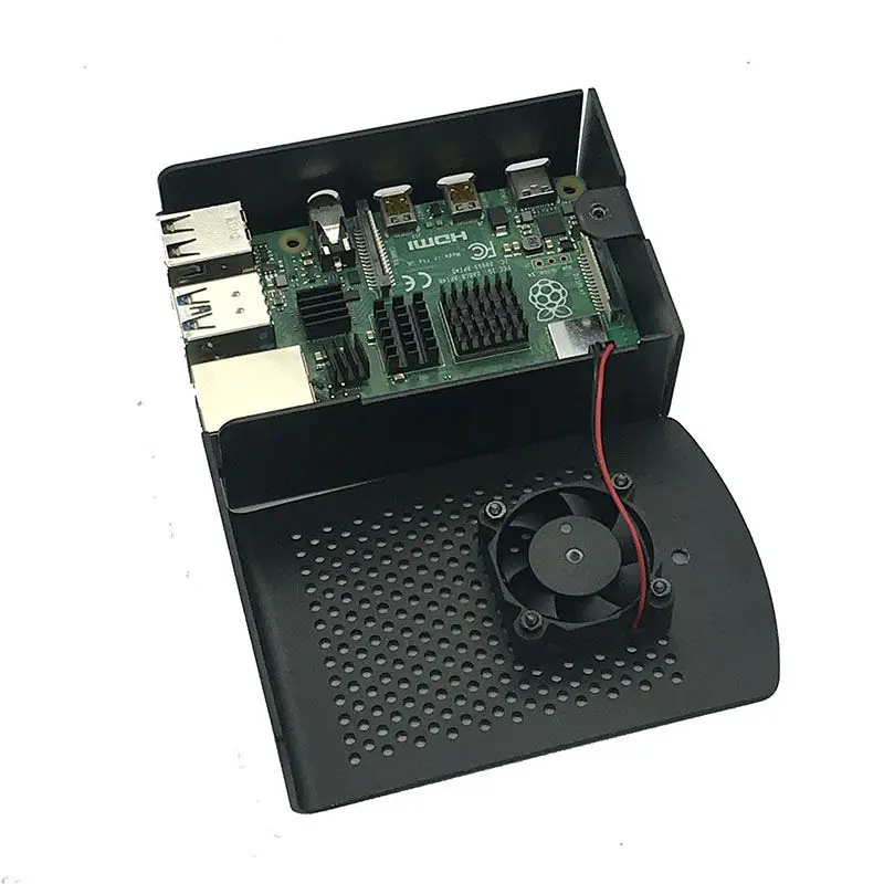 Корпус для Raspberry Pi 4 B из алюминиевого сплава с логотипом на заказ с анодированной обработкой поверхности