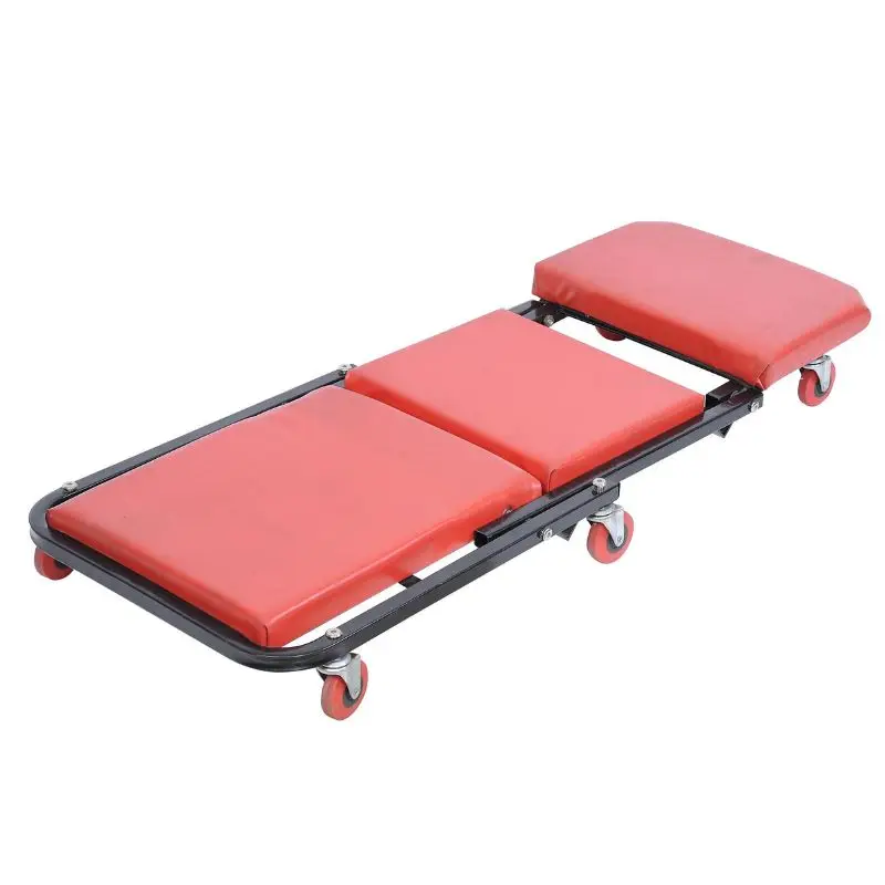 36 40 Inch  Fold Car Creeper 110 KG Heavy Duty Plastic Low Profile Automotive Car Repair Creeper Tools With Wheels