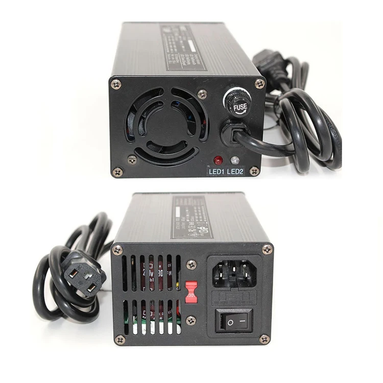 Multiple Safety Protections E-Bike Charger 84V 20A Li-ion Battery Charger for 72V stacker/wheelchair/Vehicles battery charger