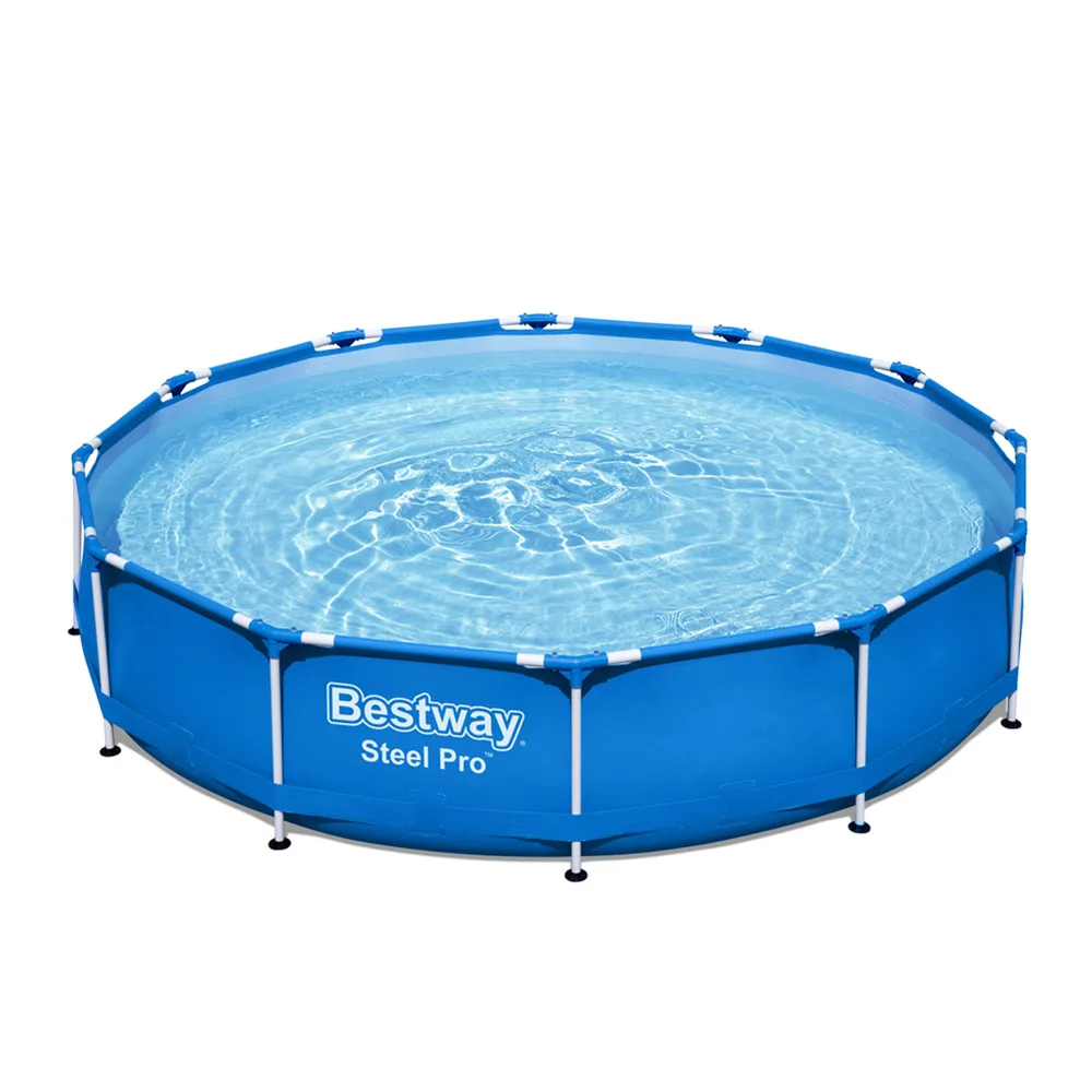 Bestway-56681 Wholesale Adult Steel Pro Frame Pool Folding Stable Water Game Swim Pool Plastic Swimming Pool