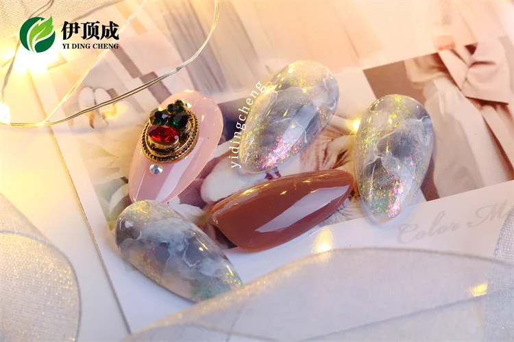 Верхнее покрытие для ногтей Yizhishang phantom, УФ-лак для ногтей