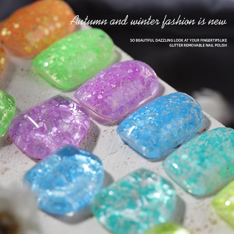 oxxi Newest Color Gel Private Label Salon Wholesale Factory OEM Sequins Shimmer Cat Eye UV Gel