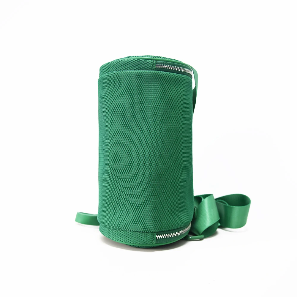 2023 Summer Women macaroon Neoprene Nylon Candy Barrel Shape Crossbody Bag Handbag