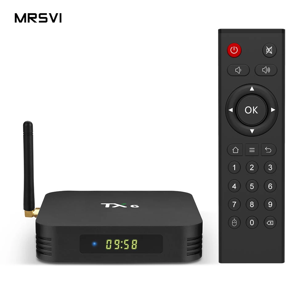 2021 android tv box tx6 4 Гб RAM 32 ГБ ROM 2,4G/5G двухдиапазонный wifi tanix tx6 tv android box