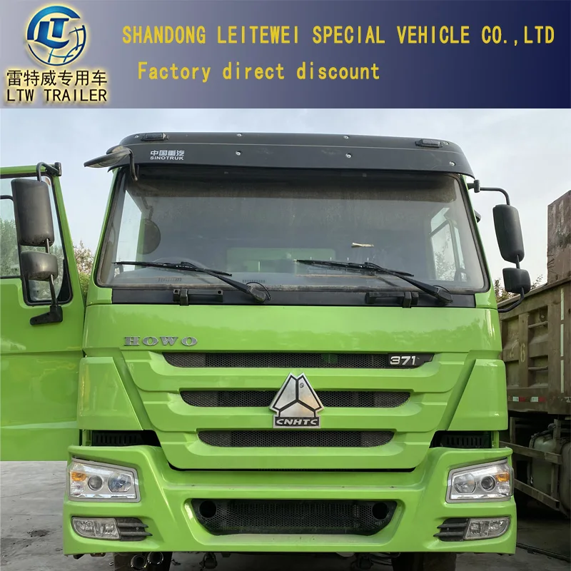 Factory Direct Sales Used Sino right hand drive 371HP 375HP 12 Wheel  Tipper Heavy HOWO Truck Dump Truck for Sale