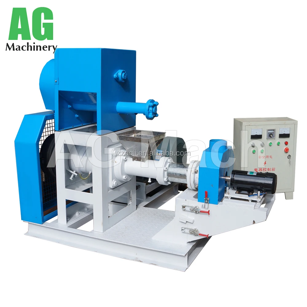 Food Grade Dry Type Pet Animal Food Making Machine Fish Feed Pellet Extruder Production Line