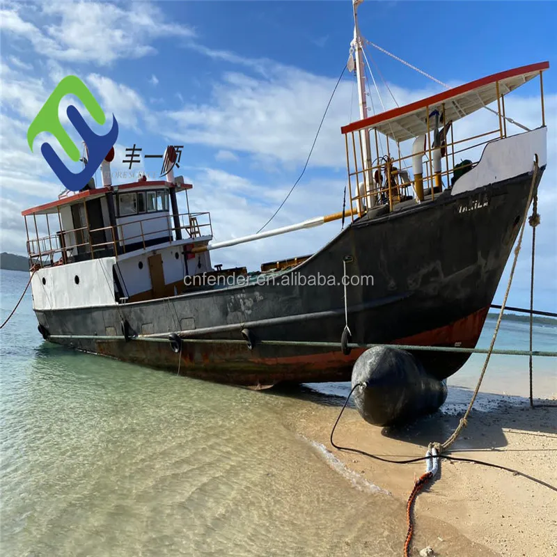 heavy duty ship launching salvage marine dock marinated ship rubber airbag