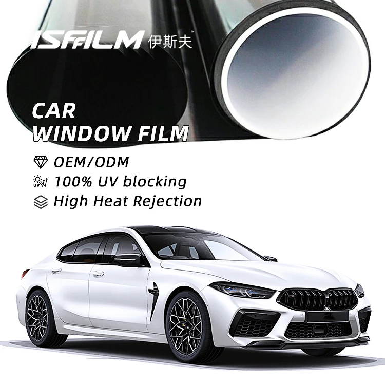 High Heat Resistant Supplier automotive anti-glare protection Car Glass Solar Nano Ceramic Tint Window Films