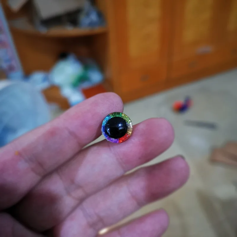 new product idea 2024 Handicraft DIY Safety Plastic Crystal Eyes Crochet Stuffed Animal Toys Glitter Eyes,toy accessories