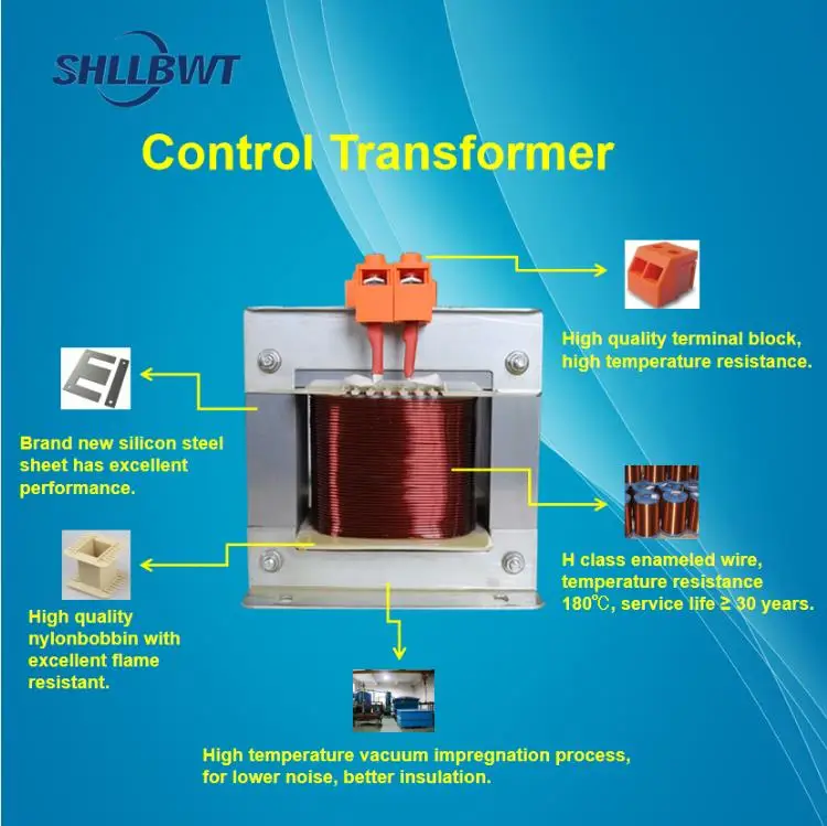 Transformers manufacturing 1000VA single phase step down control transformer 220V 110V to 24V