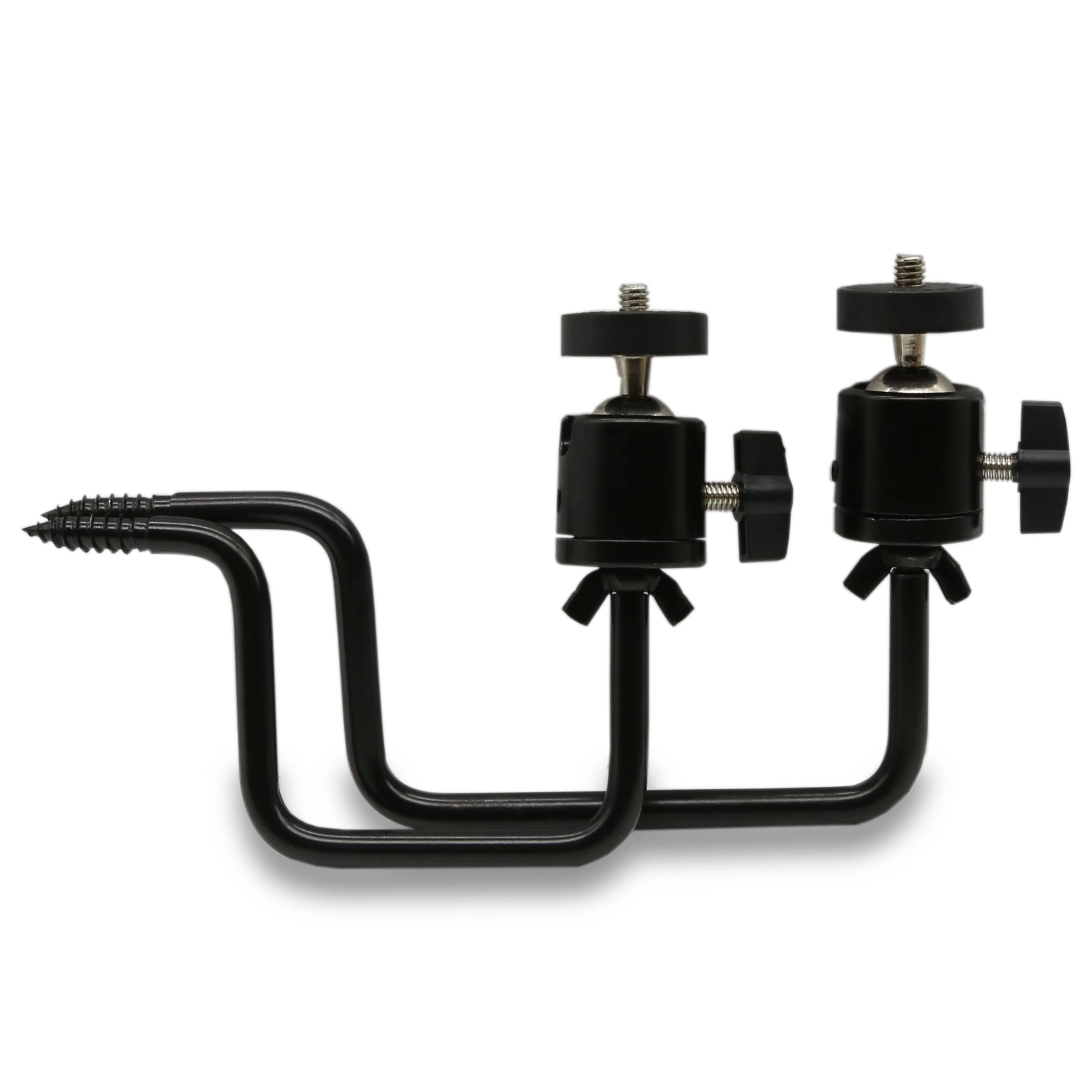 Factory Whole Sale Tree Mount Screw Hunting Camera Bracket 360 Degree Solar Panel Holder 2pcs / pack