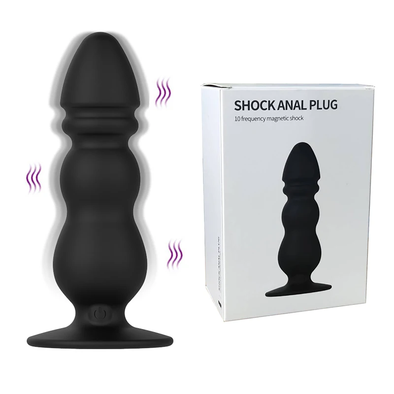Remote Control Court Anal Plug Metal Women Toys Anal Vibrating Prostate Massager Anal Vibrator Beads Butt Plug For Men