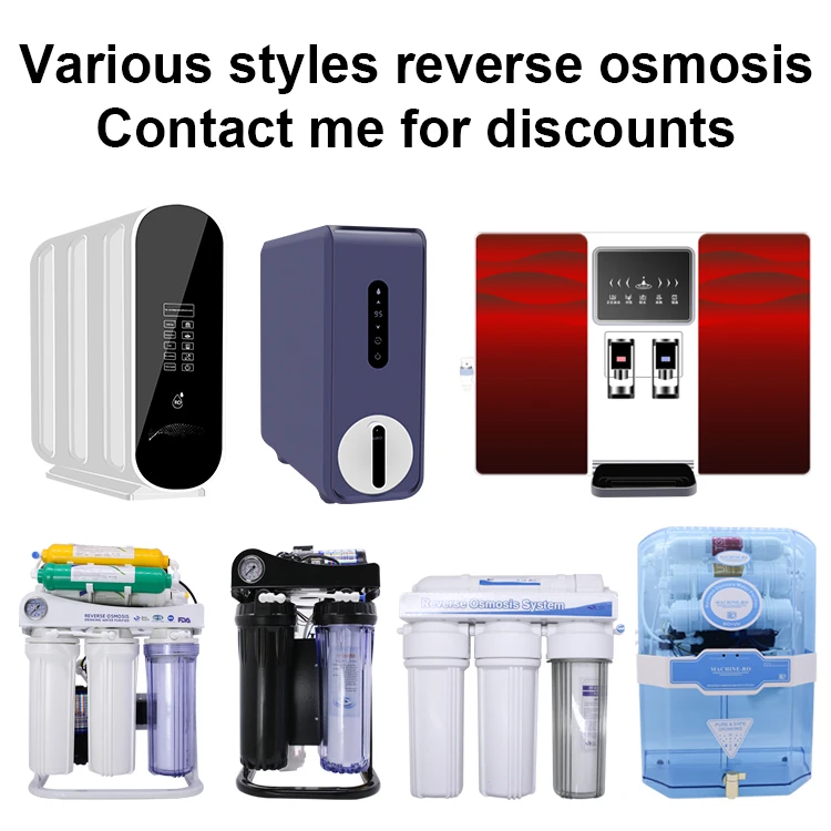 Iron Removal Fluoride Drink Osmose Water Filtering Purifier Water Filtration Water Treatment Filters System For Home Drinking