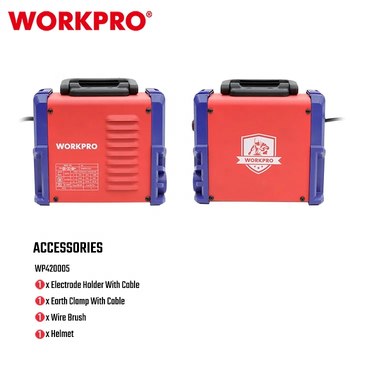 WORKPRO Inverter MMA120A Welding Machine DIY Digital Display LCD Mini Welder Electric MMA Welder Machine