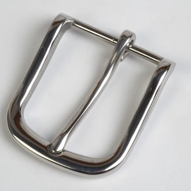 Stainless steel belt buckles 35 mm pin buckle for leather belt brushed polished