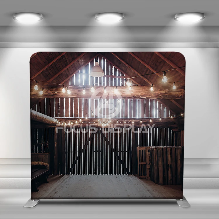 Прочная 8-футовая алюминиевая трубчатая подставка Натяжная ткань наволочка чехол фотобудка фон