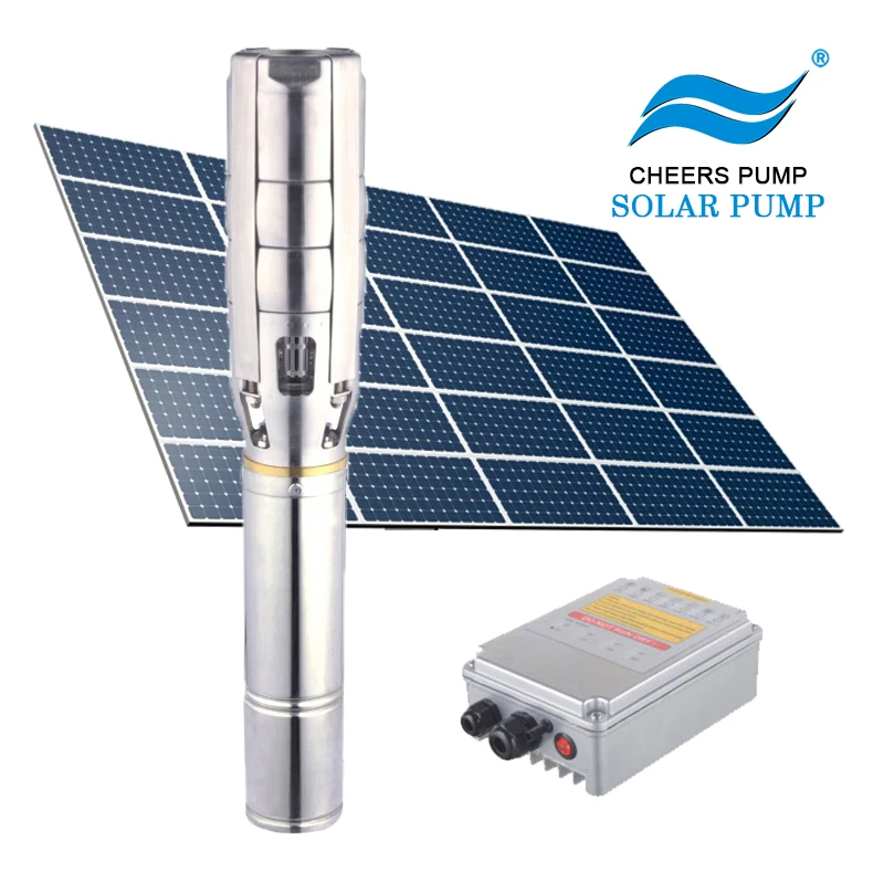 
submersible solar panel powered irrigation system kit water fall pump for agriculture 