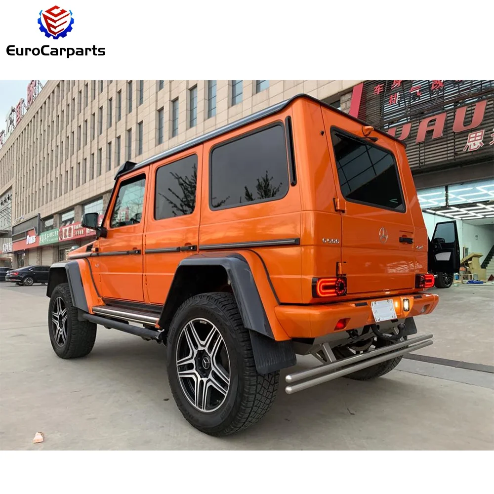 rear bumper guard with pillar for G-class W463 4x4 g500 g650 g550 auto parts stainless steel rear skid plate