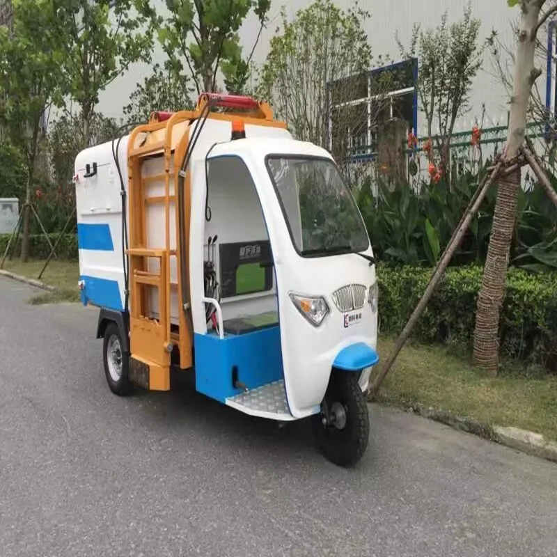 tricycle garbage collection truck