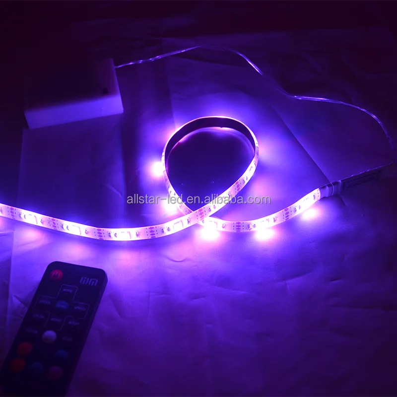 4.5V Battery Operated 50CM RGB LED Strip Light Waterproof Craft Hobby Light Hot Selling led strip with battery pack