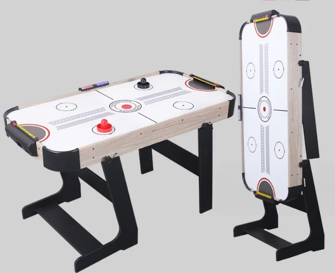 Indoor Sports High Quality Electronic Digital Scoring Air Powered Hockey Table 7ft Ice Hockey Game Tables