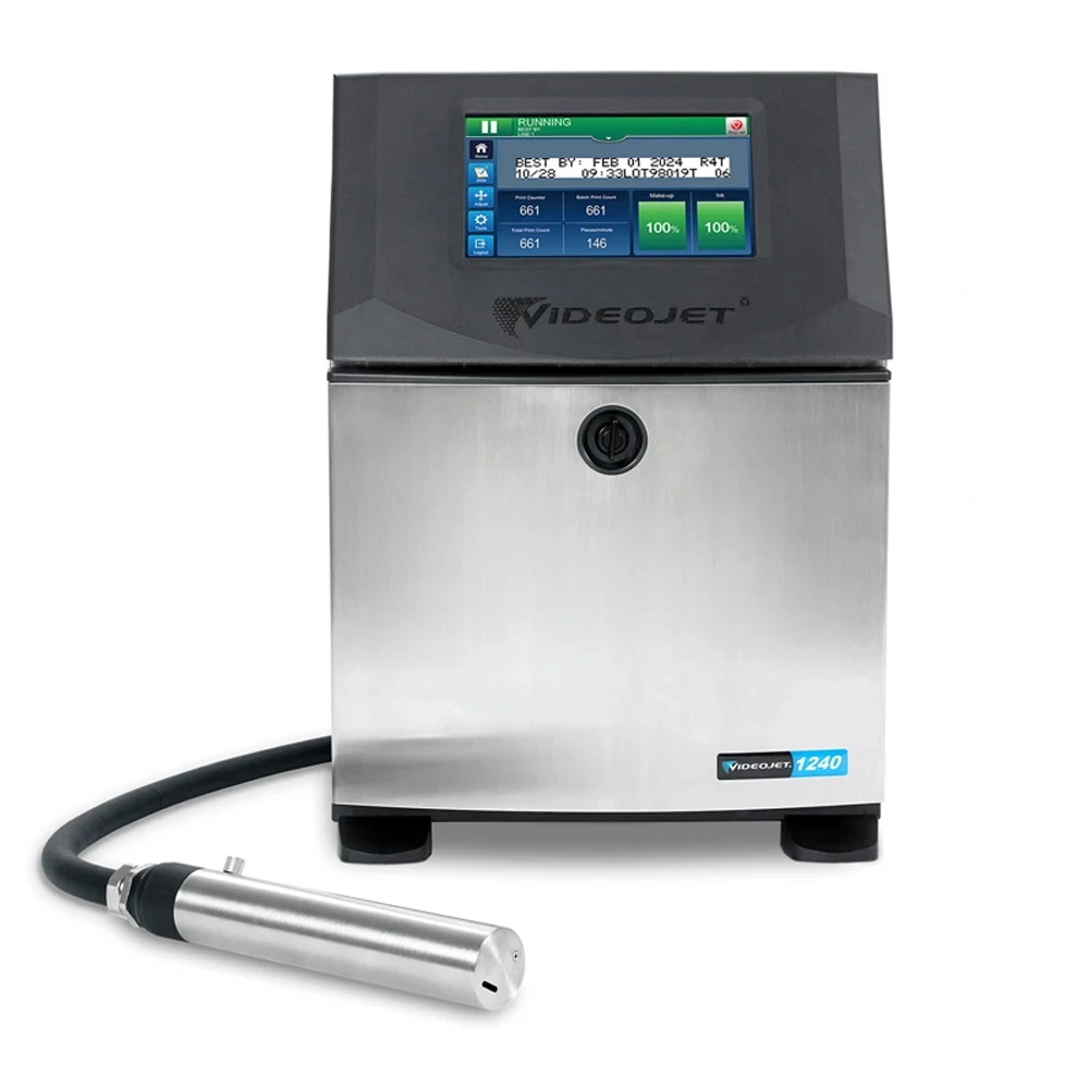 Videojet Cij industrial inkjet printer 1240 1280 1580 1880 imported ink cartridges, ink solvents support customization