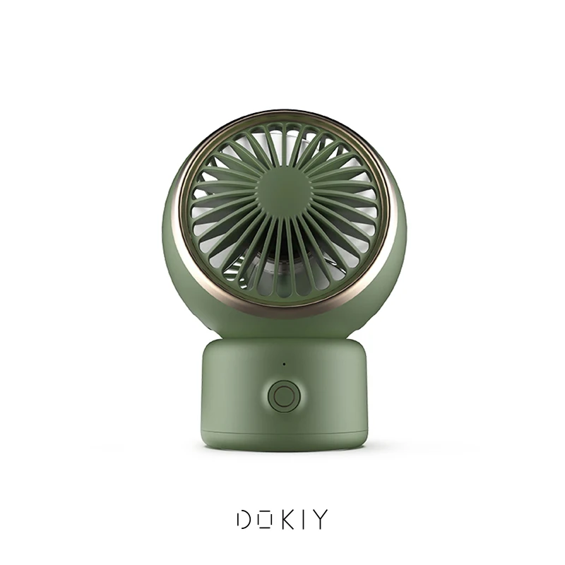 Korea Hot Sale Rechargeable Small Table Mini Portable Fan with 2000mAh Built in Battery