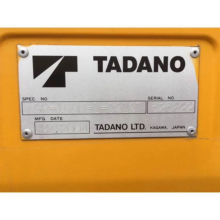  GR-160N-1-00101 TADANO подъемник