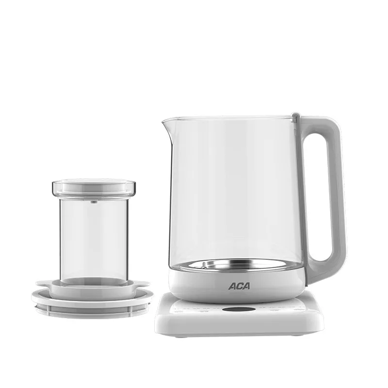 Keep warm function Adjustable temperature digital Glass Electric Kettle with tea filter