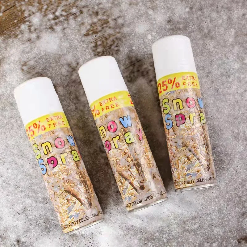 Super September Low Price OEM Artificial spray snow colored taiwan snow spray  foam for party