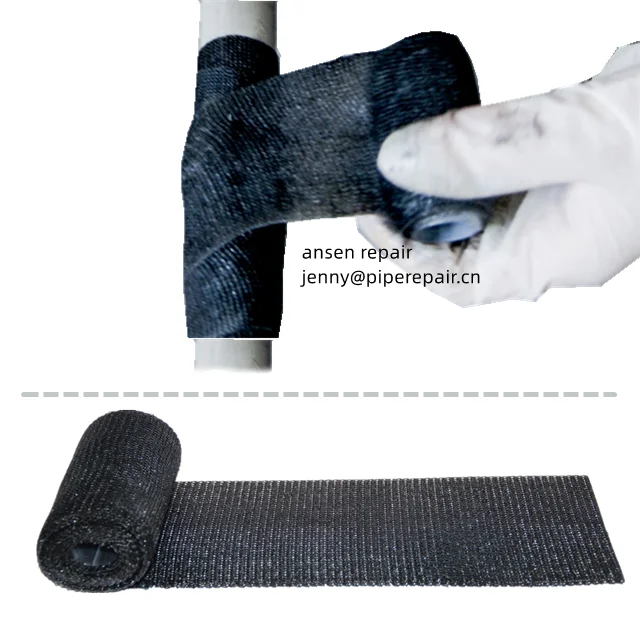 Super Strong PVC Leakage Repair Waterproof Sealing Tape Water Activated Fiberglass Wrap bandage