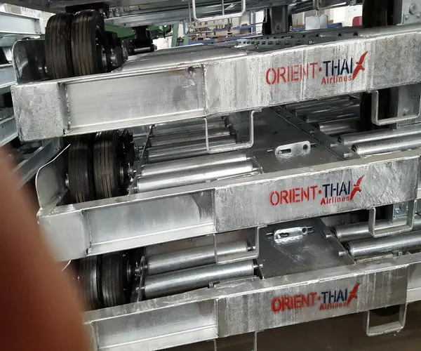 Aircraft 7T GSE Container Dolly /Airport Pallet Dolly Aviation Dolly