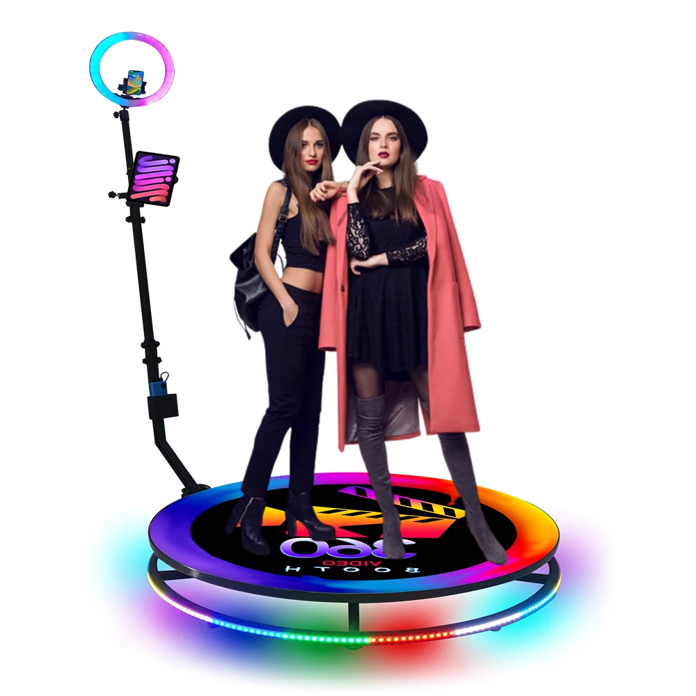 68 80 100 115 Cm Party Slow Rotating Spinning Camera 360 Degree Photo Booth Photobooth Automatic Video 360 Photo Booth