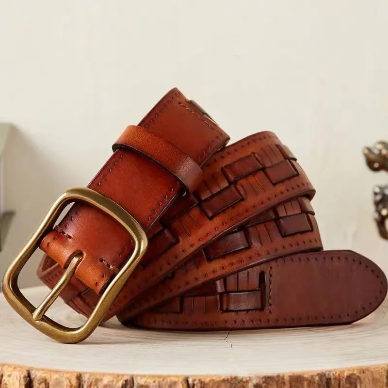 2022 New Fashion All-match Casual Business Leather Belt