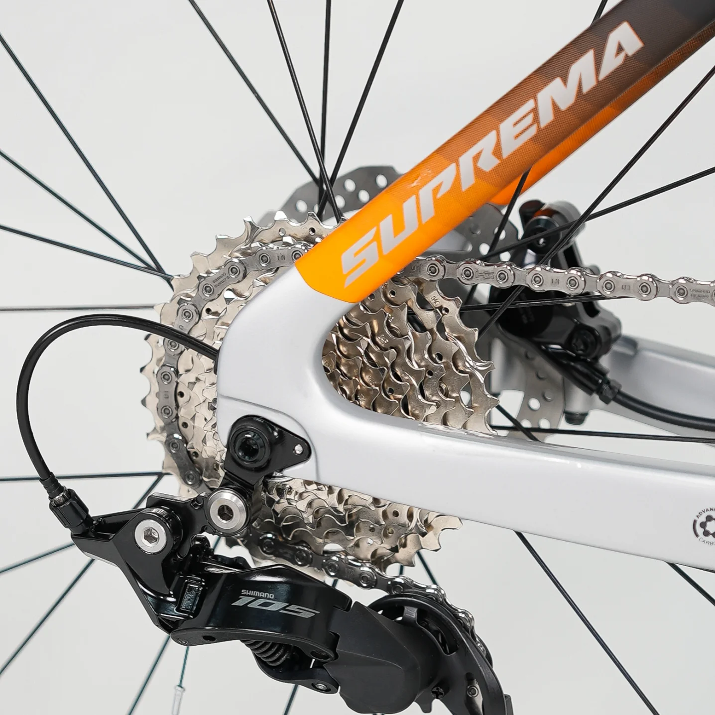 Java SUPREMA 24 Speed Carbon Road Bike 105 Groupset Super Light Sturdy Tournament Travel Trend Multicolor Gravel High Speed Bike